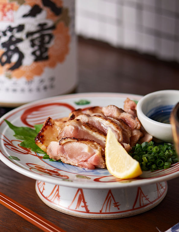 日本酒と地鶏のペアリング